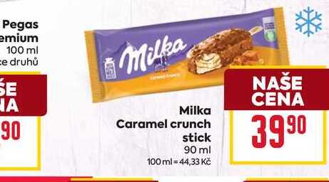 Milka Caramel crunch stick 90 ml 