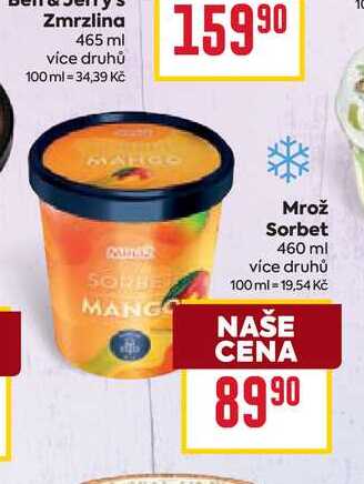 Mrož Sorbet 460 ml