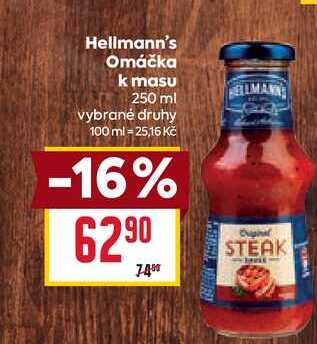 Hellmann's Omáčka k masu 250 ml
