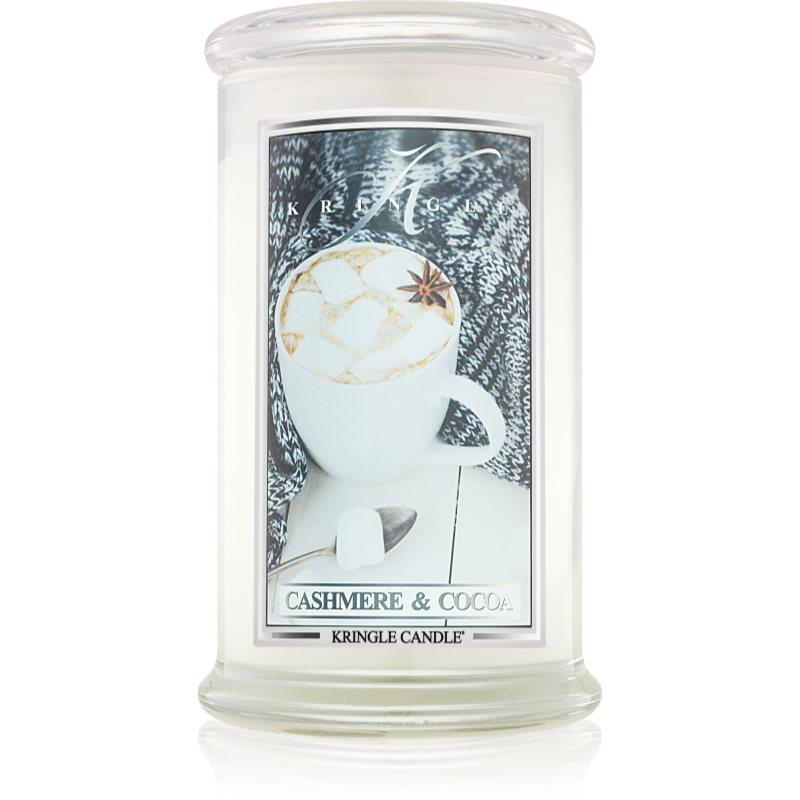 Kringle Candle Cashmere & Cocoa vonná svíčka 624 g