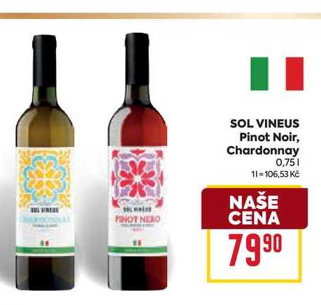 SOL VINEUS Pinot Noir, Chardonnay 0,75l