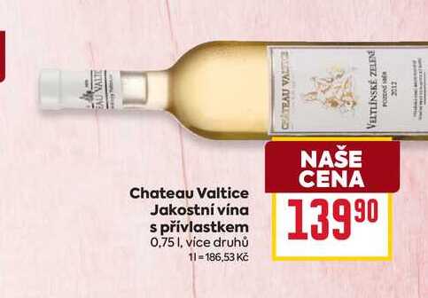 Chateau Valtice Jakostní vína s přívlastkem 0,75l