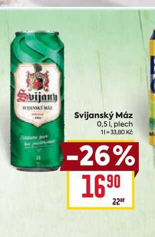 Svijanský Máz 0,51, plech
