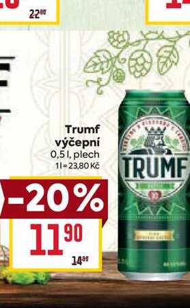 Trumf výčepní 0,51, plech 