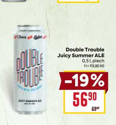 Double Trouble Juicy Summer ALE 0,51, plech