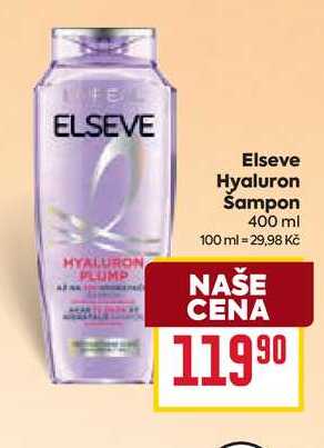 Elseve Hyaluron Šampon 400 ml 