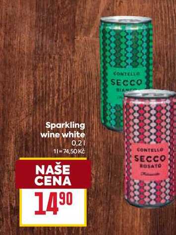 Sparkling wine white 0,2l
