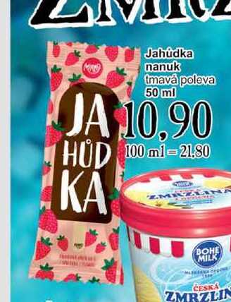 Jahůdka nanuk tmavá poleva 50 ml 