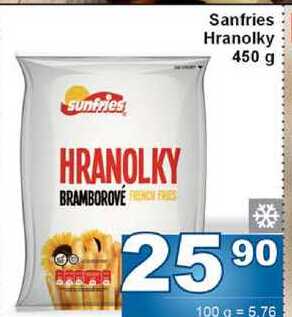 Sanfries Hranolky 450 g