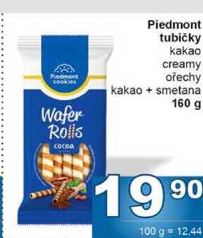 Piedmont tubičky 160g