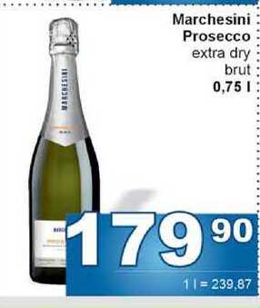 Marchesini Prosecco extra dry brut 0,75l