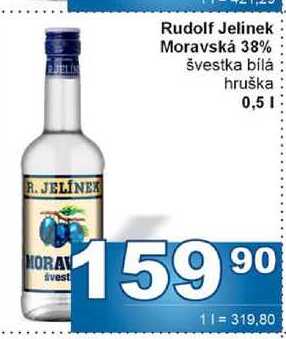 Rudolf Jelínek Moravská 38% 0,5l
