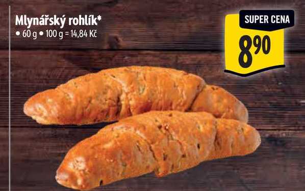 Mlynářský rohlík  60 g 