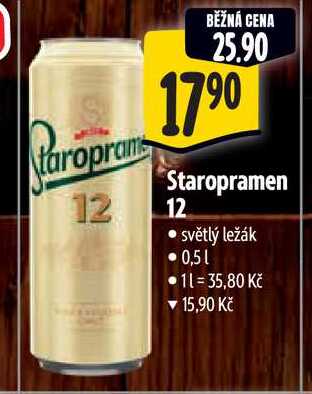  Staropramen 12 0,5 l