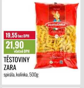 TĚSTOVINY ZARA 500g