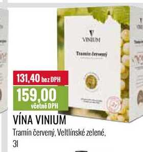 VÍNA VINIUM 3l