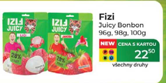 Fizi Juicy Bonbon 96g, 98g, 100g 