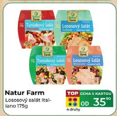 Natur Farm Lososový salát Italiano 175g 