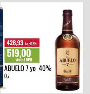 ABUELO 7 yo 40% 0,7l