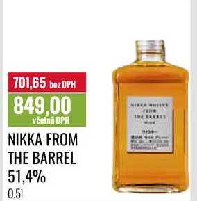 NIKKA FROM THE BARREL 51,4% 0,5l
