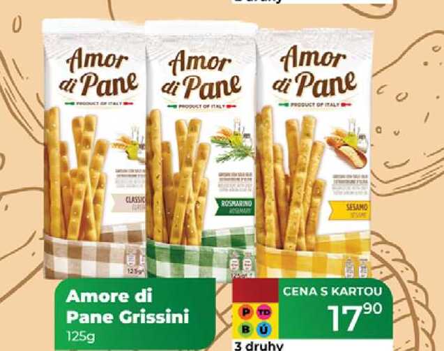 Amore di Pane Grissini 125g  