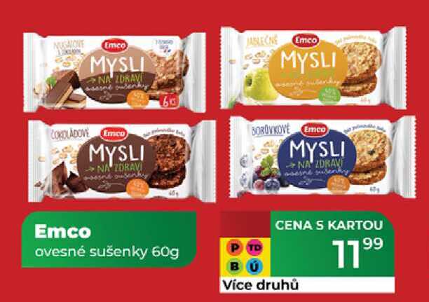 Emco ovesné sušenky 60g 