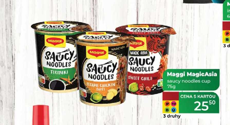 MagicAsia saucy noodles cup 75 g