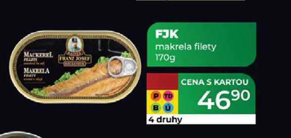 FJK makrela filety 170g 