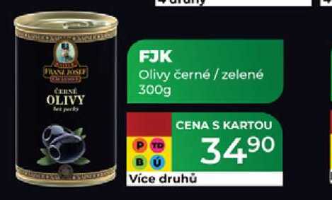 FJK Olivy černé/zelené 300g 