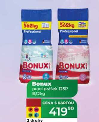 Bonux prací prášek 125p 8,12kg  