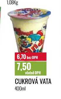 CUKROVÁ VATA 400ml 