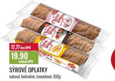 SÝROVÉ OPLATKY 100g 