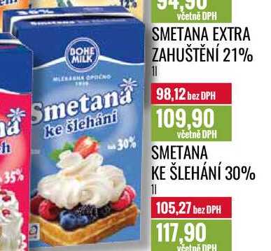 SMETANA KE ŠLEHÁNÍ 30% 1l