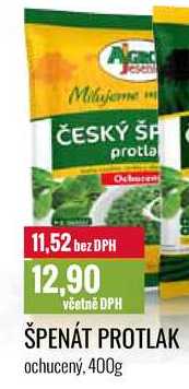 ŠPENÁT PROTLAK ochucený, 400g 