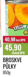 BROSKVE PŮLKY 850g 