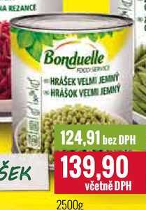 Bonduelle hrášek 2500g