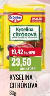 KYSELINA CITRÓNOVÁ 80g 