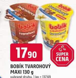 BOBÍK TVAROHOVÝ MAXI 130 g 