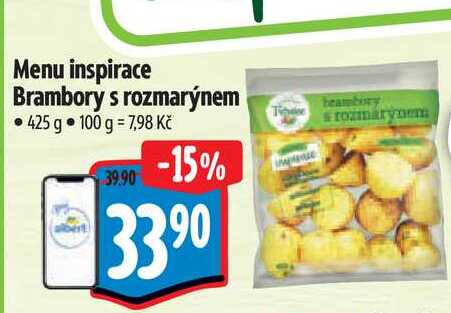 Menu inspirace Brambory s rozmarýnem 425 g 
