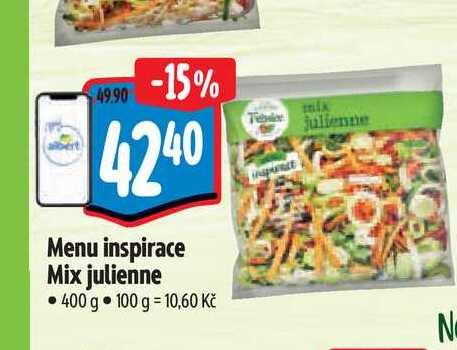   Menu inspirace Mix julienne 400 g 