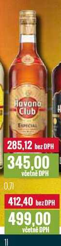 Havano Club ESPICIAL 0,7l, 1l
