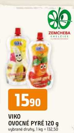 VIKO OVOCNÉ PYRÉ 120 g 
