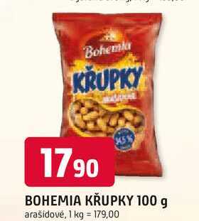 BOHEMIA KŘUPKY 100 g arašídovė