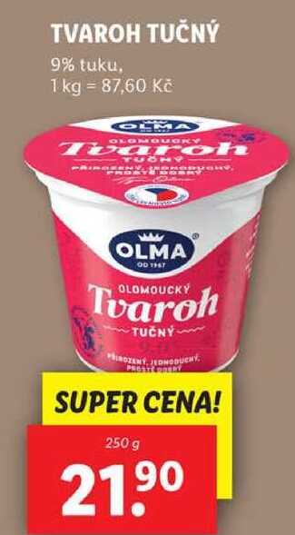 TVAROH TUČNÝ, 250 g