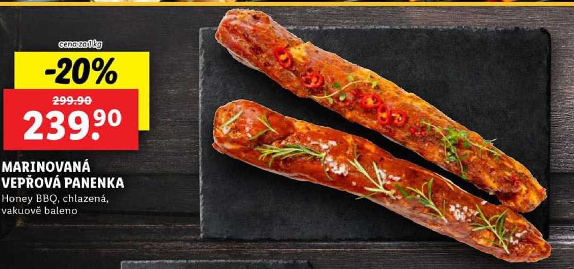 MARINOVANÁ VEPŘOVÁ PANENKA, cena za 1 kg