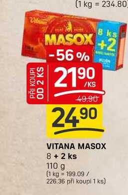 VITANA MASOX 8 + 2 ks 110 g