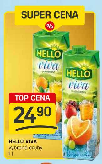 HELLO VIVA vybrané druhy 1l