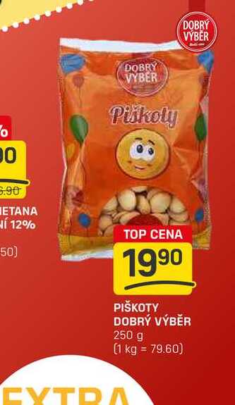 PIŠKOTY DOBRÝ VÝBĚR 250 g 