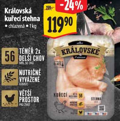 Královská kuřecí stehna, 1 kg