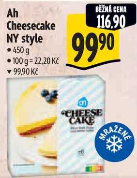 Ah Cheesecake NY style, 450 g 
